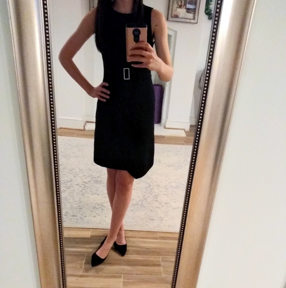 WHBM Dress w belt detail